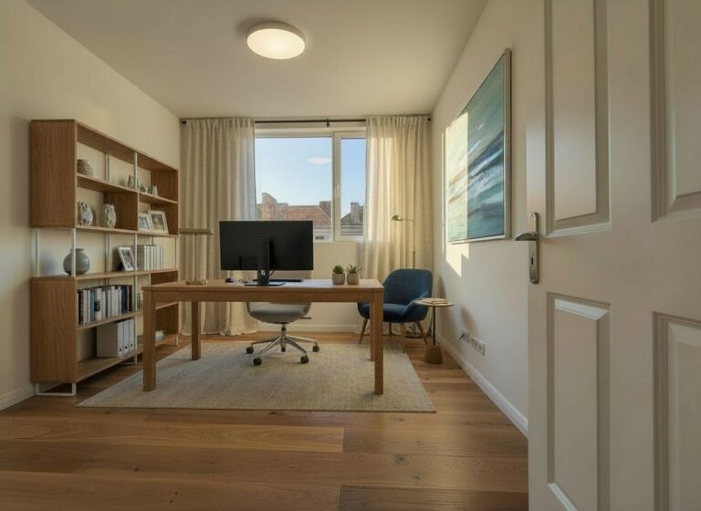 Schlafzimmer - Staging_Büro